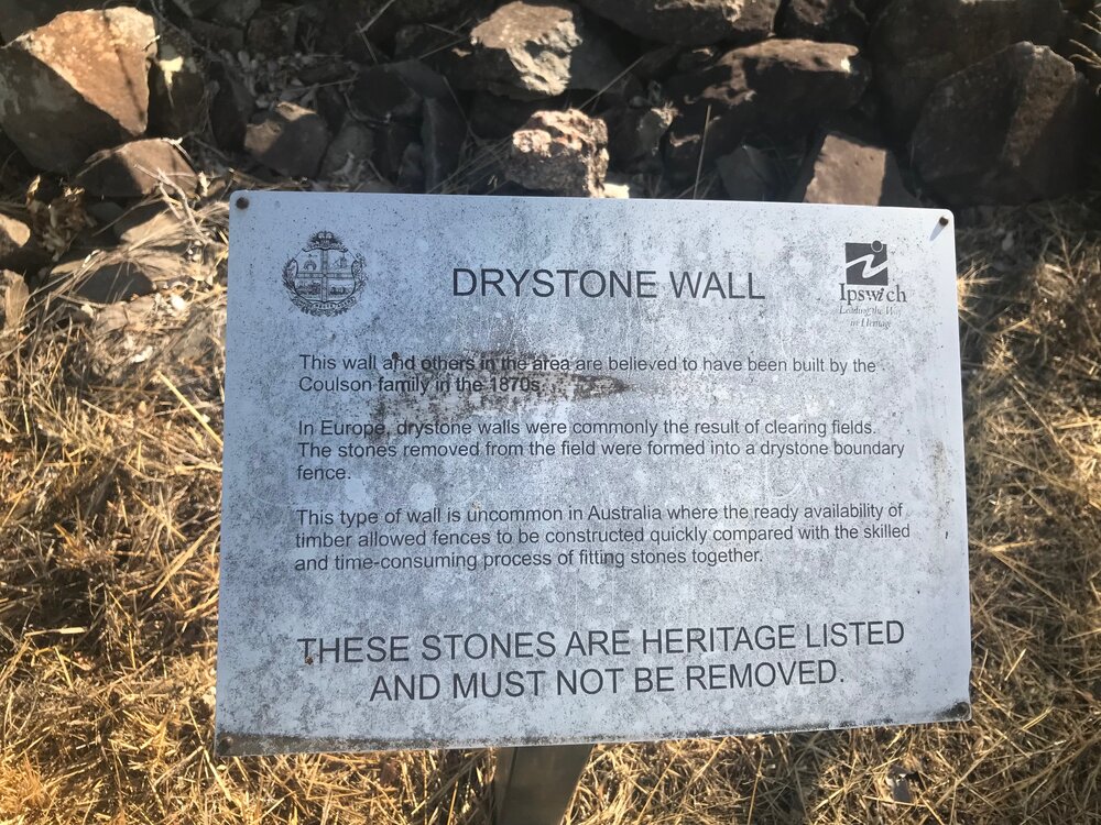 Drystone Wall plaque, The Bluff, 1990s