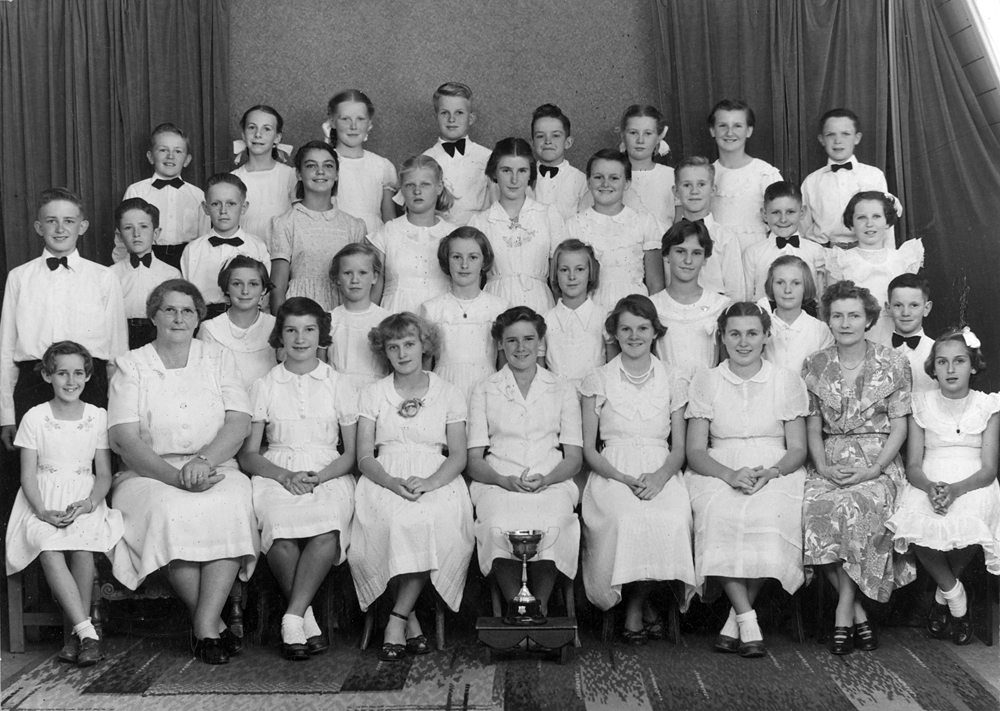 Brassall State School Choir, Ipswich, 1953