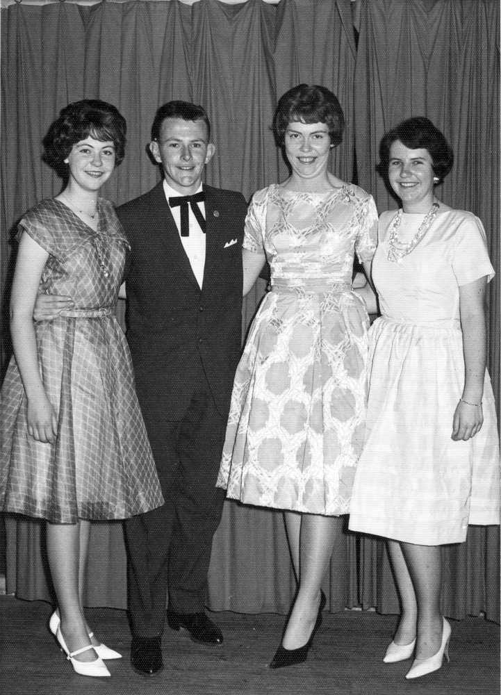 Group of people at a 21st birthday party in Ipswich, 1963