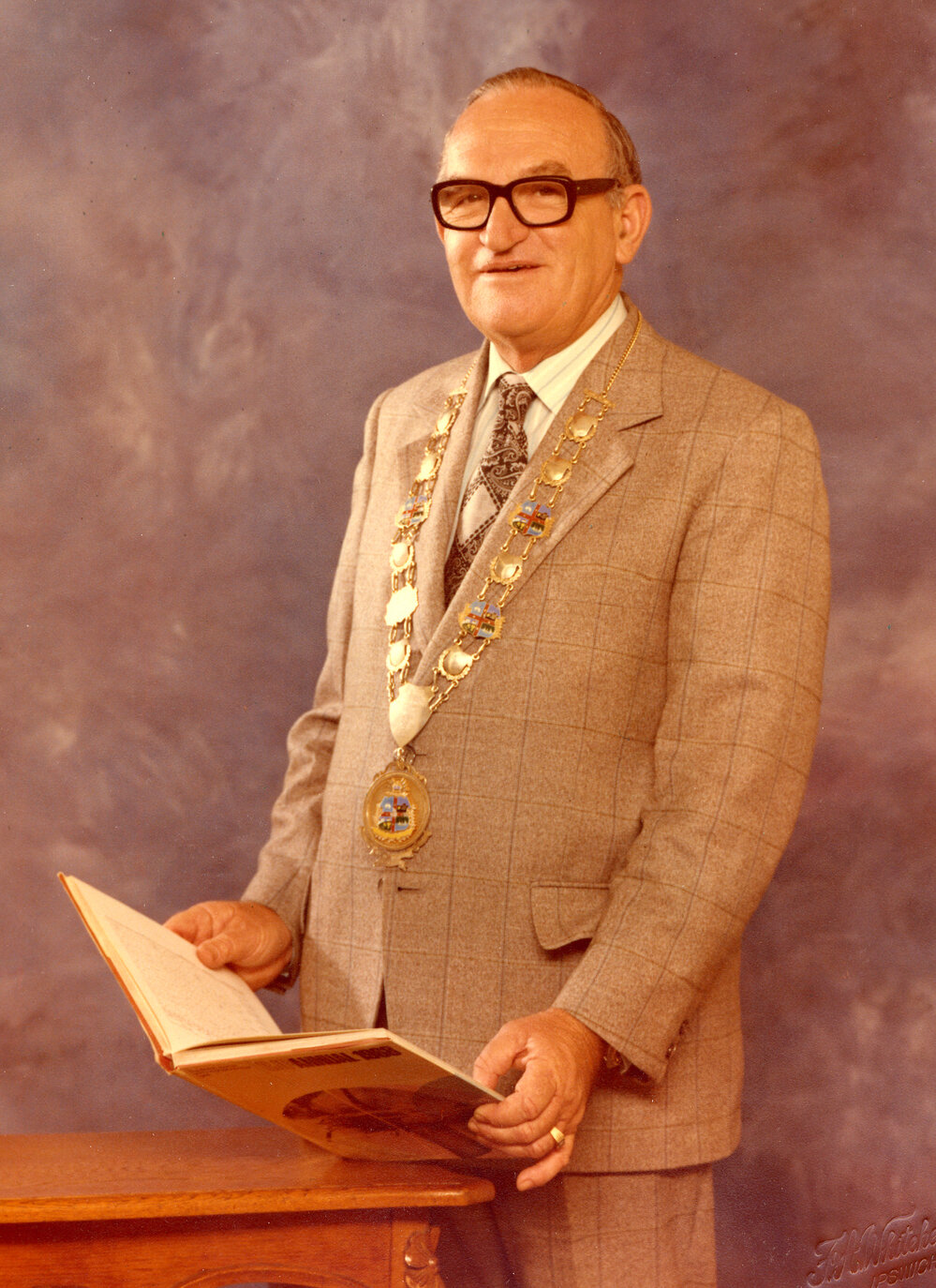 Mayor Arthur George Hastings, Ipswich, 1970s