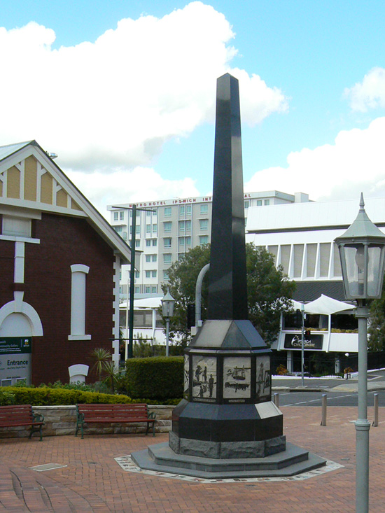 Obelisk, Ipswich Mall, Nicholas Street, Ipswich, 2015