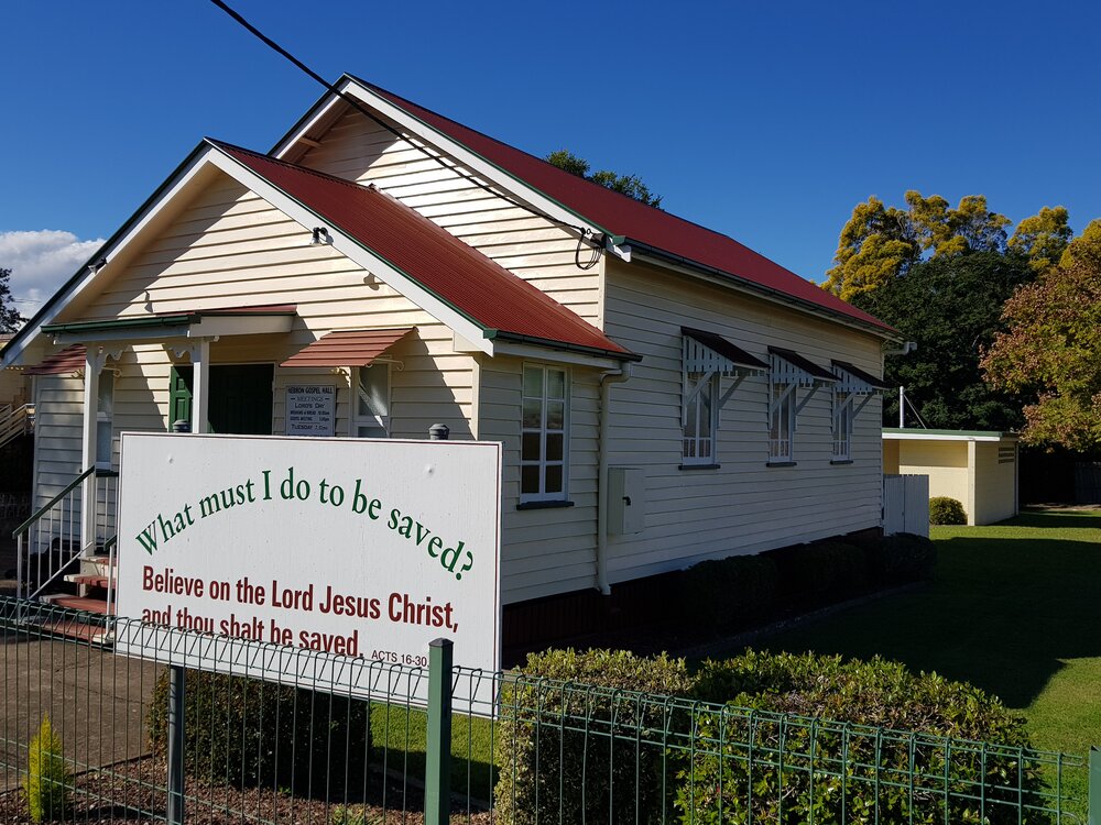 Hebron Gospel Hall, 5 Marian Street, Booval, Ipswich, 2019