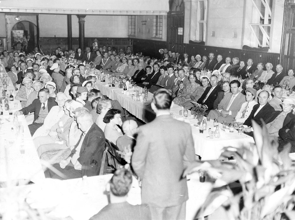 Centenary dinner for Central Baptist Church, Ipswich, 1959