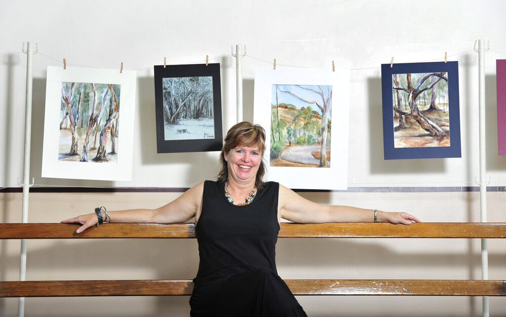 Julie Maddocks, art exhibition, Old Ipswich Courthouse, Ipswich, January 2013