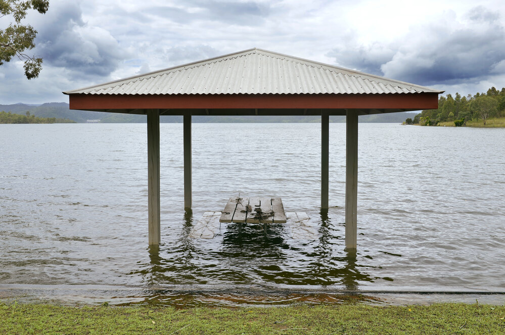 Wivenhoe Dam on Thursday, January 31, 2013.