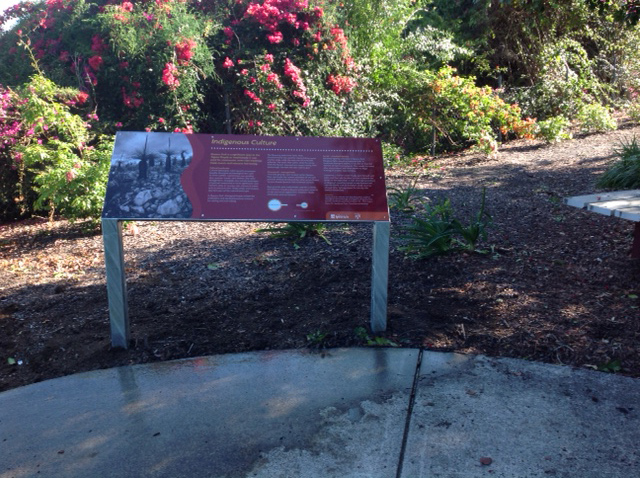 Queens Park Cultural Interpretive signage, 2016