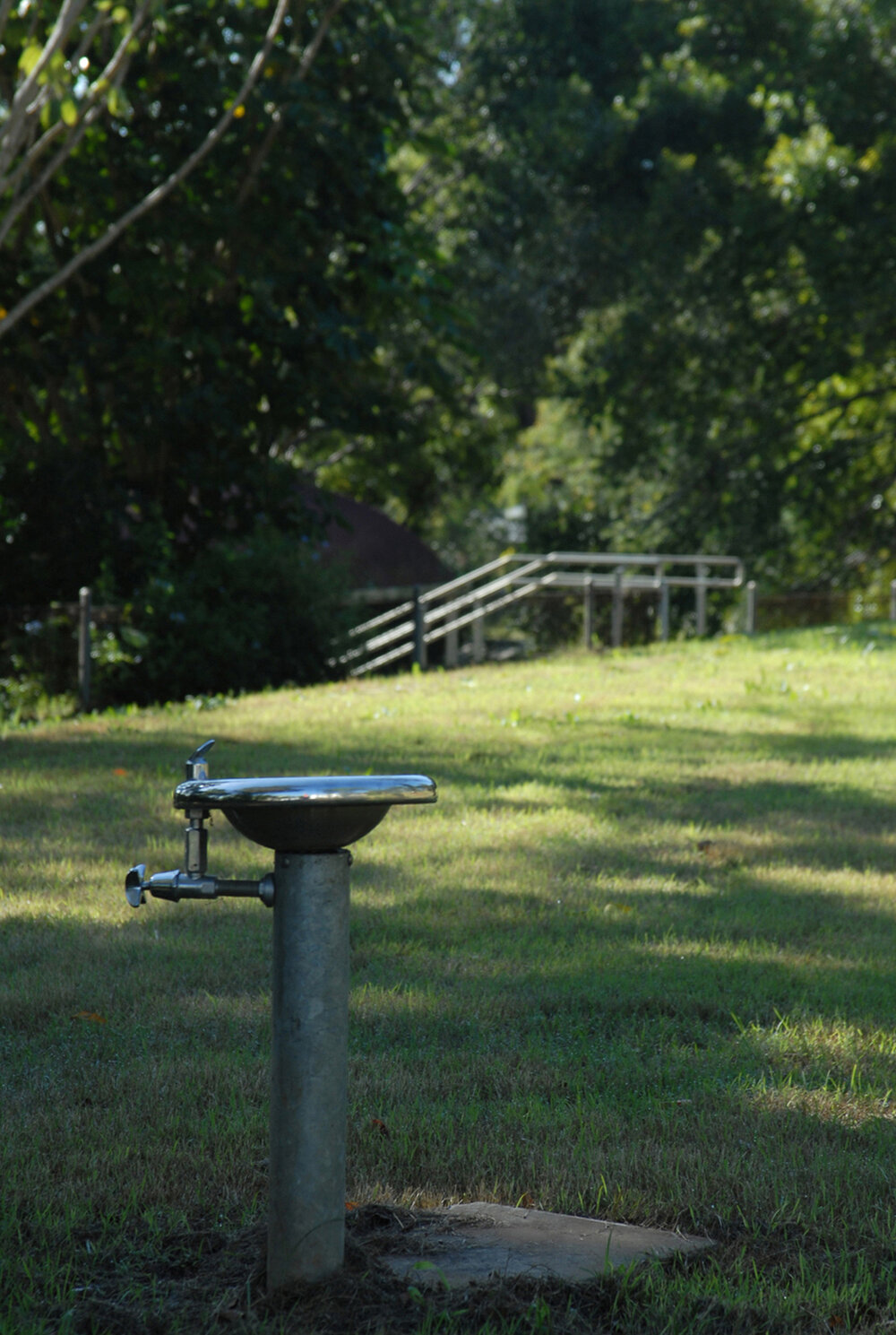 Blackstone State School water fountain, Blackstone, Ipswich, 2013