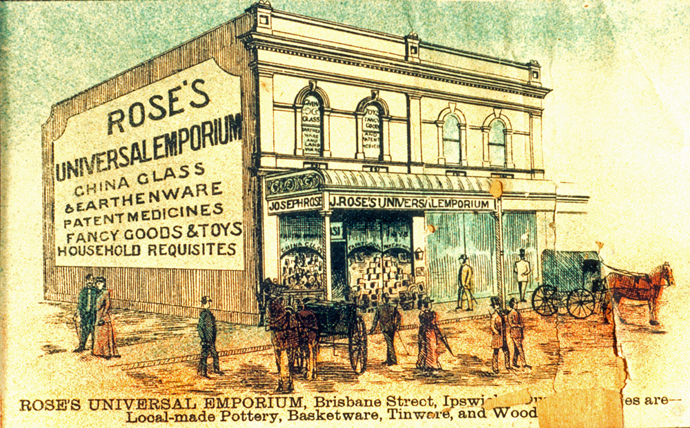 Joseph Rose's universal emporium, Ipswich, 1895 (1990s)
