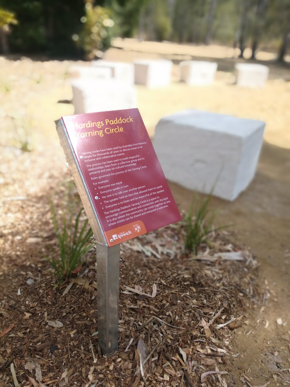 Hardings Paddock Yarning Circle, 2017