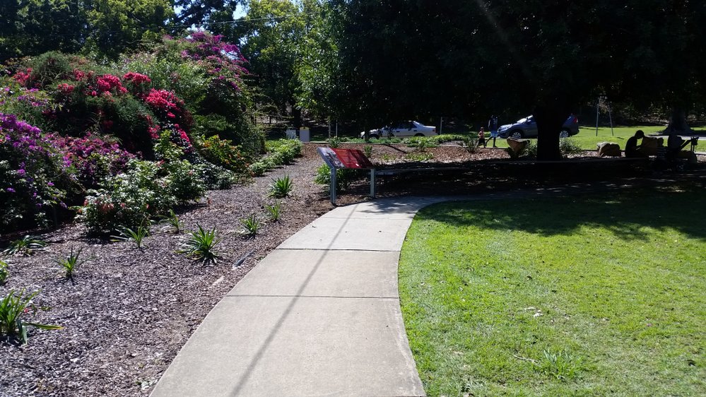 Queens Park Cultural Interpretive signage, 2016
