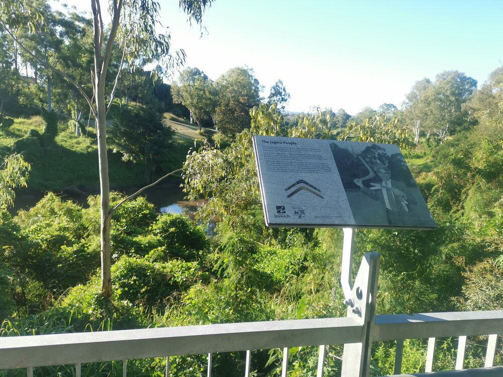 River Heart Parklands Stage 2 Cultural Interpretive signage, 2021 - The Jagera People