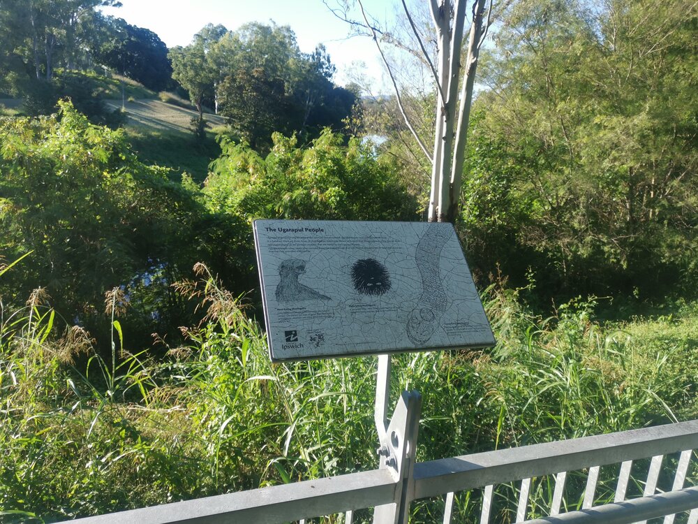 River Heart Parklands Stage 2 Cultural Interpretive signage, 2021 - The Ugarapul People