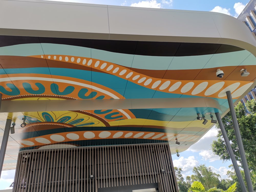 Nicholas Street Precinct at Tulmur Place, Cultural Mural, 2021