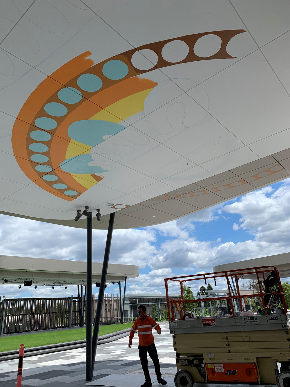 Nicholas Street Precinct at Tulmur Place, Cultural Mural, 2020