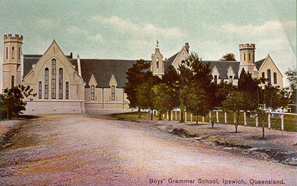 Ipswich Grammar School postcard, c.1906 (1990s)