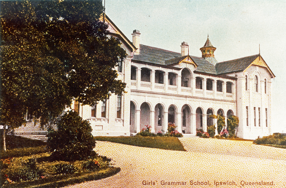 Ipswich Girls Grammar School, postcard, c.1906 (1990s)