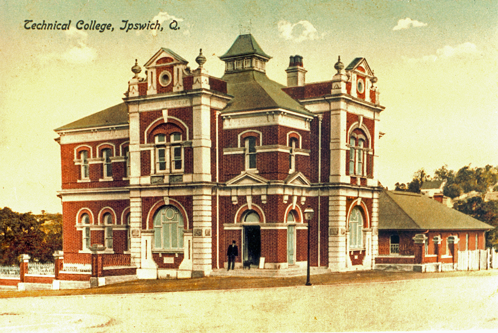 Technical College, Ipswich, postcard, c.1907-1916 