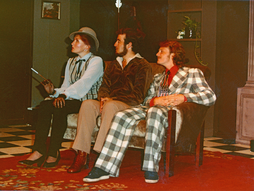 Scene from 'Post Horn Gallop' [by] Derek Benefield, performed by Ipswich Little Theatre, Ipswich, 1983