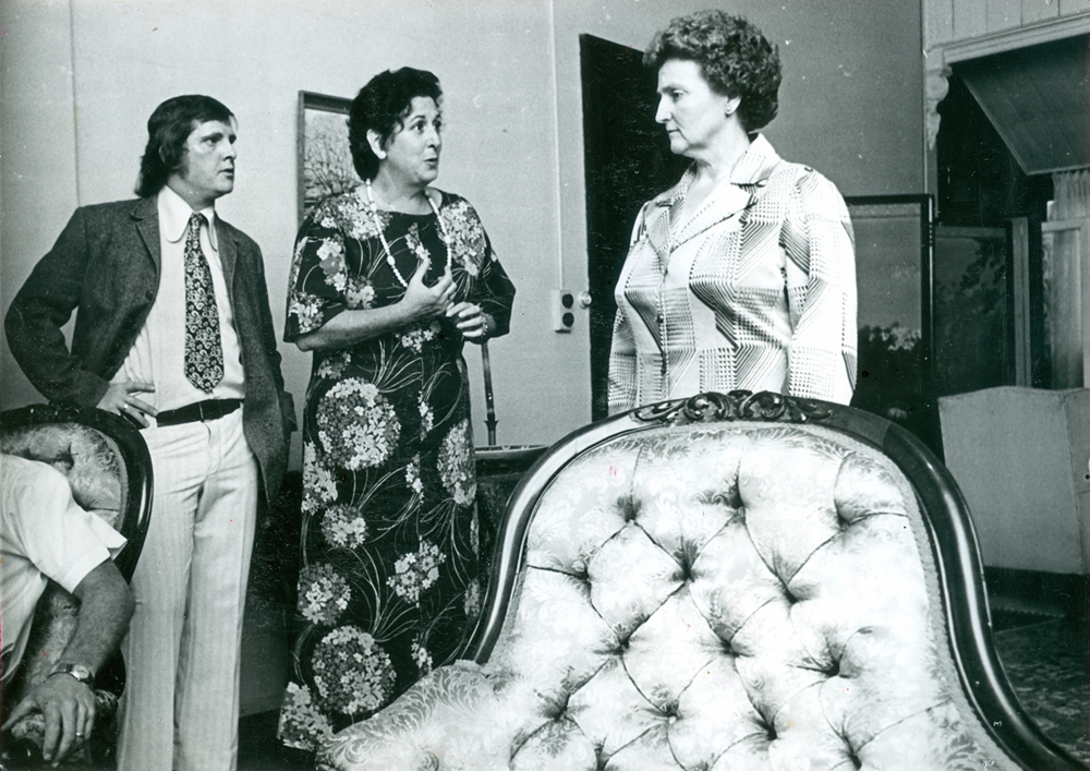 Scene from 'A Delicate Balance', [by] Edward Albee, performed by Ipswich Little Theatre, Ipswich, 1975