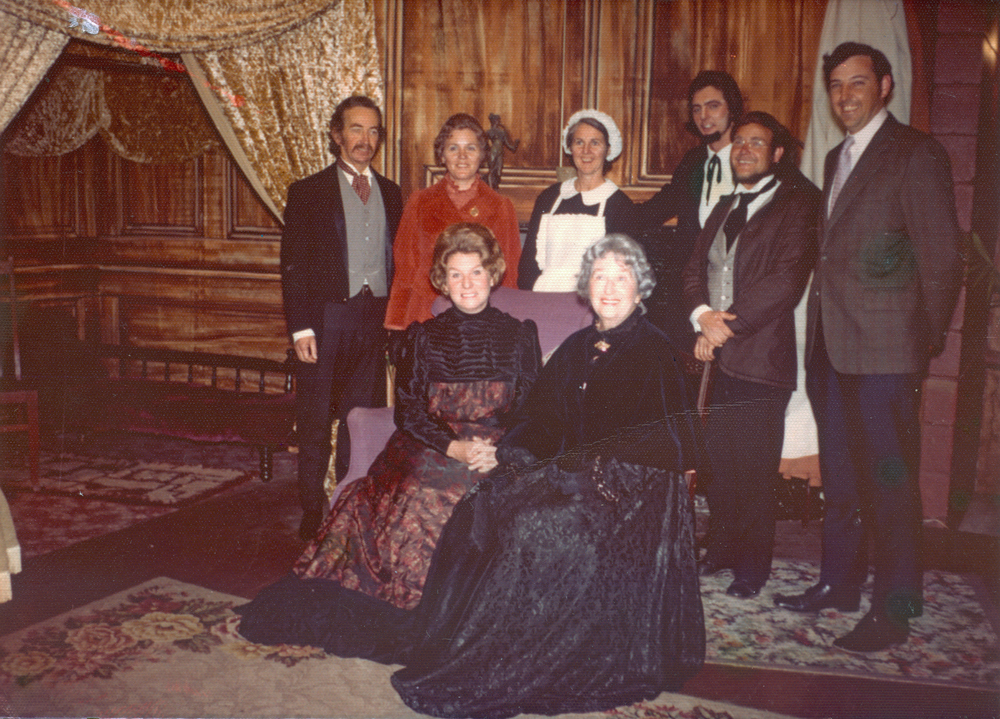 Scene from 'Hedda Gabler'  [by] Henrik Ibsen, performed by Ipswich Little Theatre, Ipswich, 1974