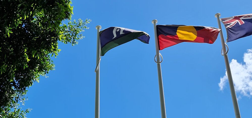 Aboriginal and Torres Strait Islander Flags, 1 Nicholas Street, Ipswich, 2022