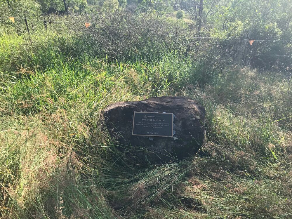 Box Flat Memorial Plaque, Abrahams Road, South Ripley, 2020