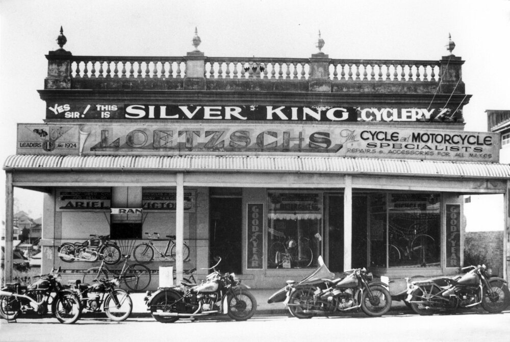 Loetzsch Silver King Cyclery, 223 Brisbane Street, Ipswich, n.d.