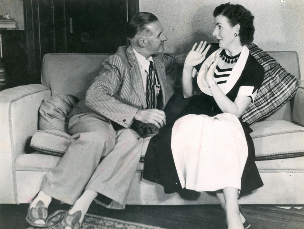 Scene from 'Ladies in Retirement'  [by] Edward Percy and Reginald Denham, performed by Ipswich Little Theatre, Ipswich, 1948