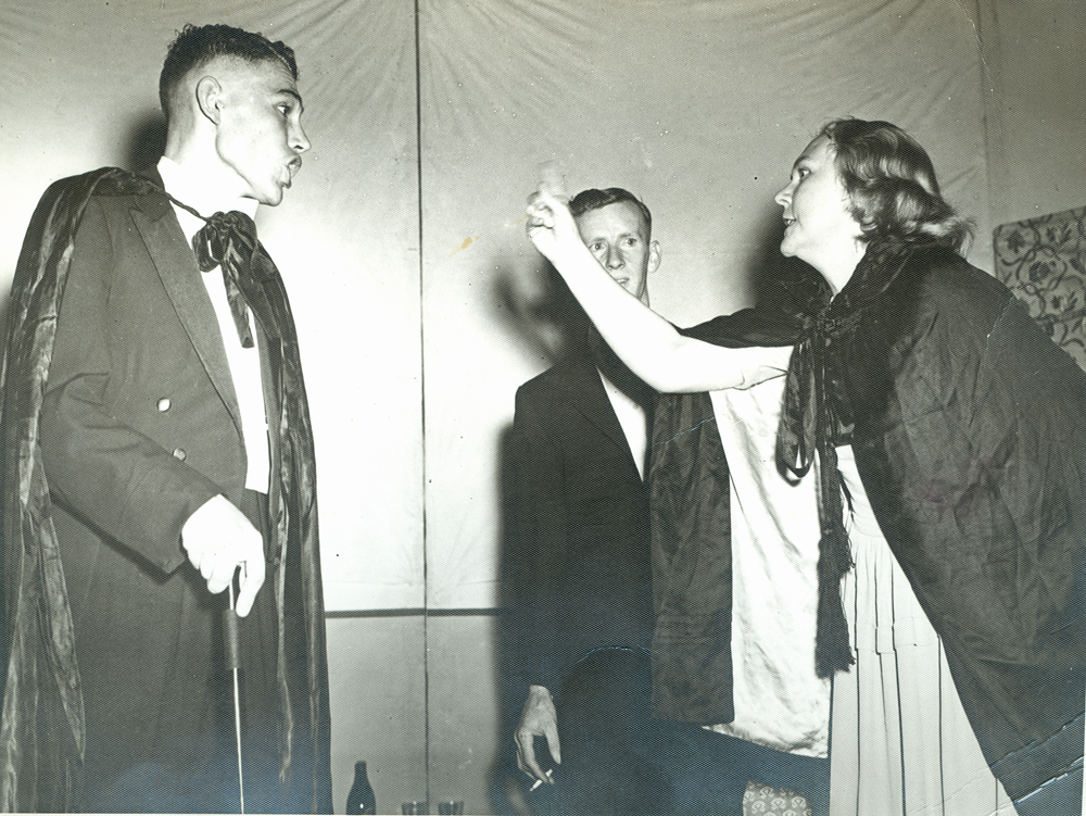 Scene from 'Baa Baa Black Sheep'.  [by] Ian Hay and P G Wodehouse, performed by Ipswich Little Theatre, Ipswich, 1950