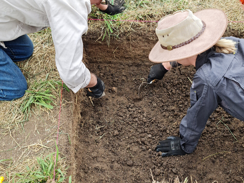 Archaeological dig at the site of the former Bremer Mills, Bundamba, 2021
