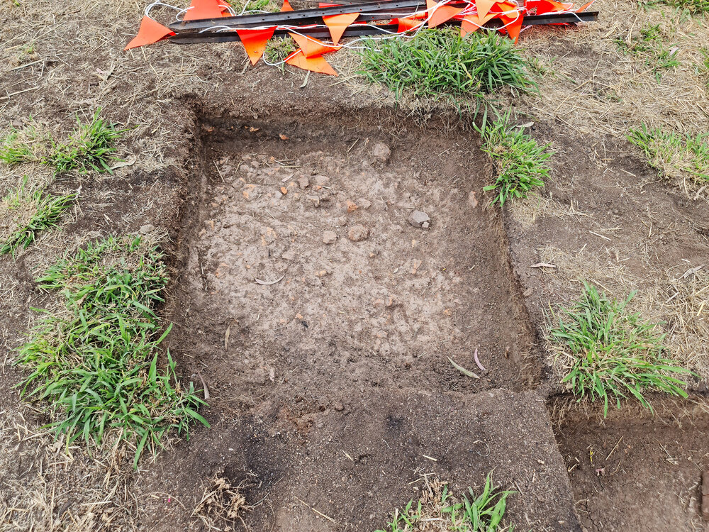 Archaeological dig at the site of the former Bremer Mills, Bundamba, 2021