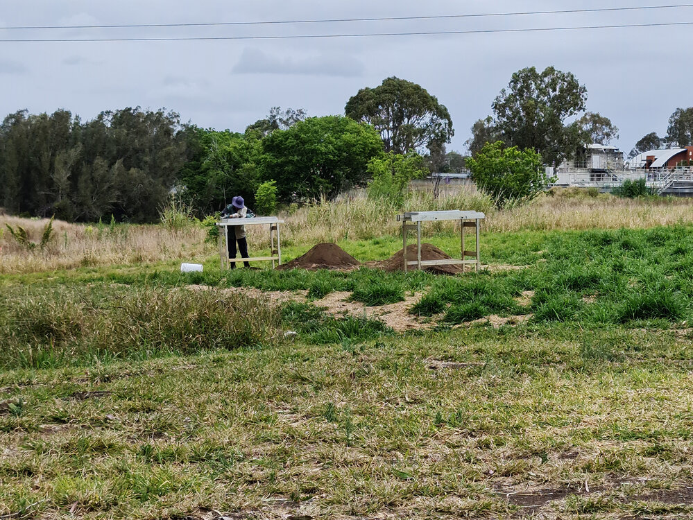 Archaeological dig at the site of the former Bremer Mills, Bundamba, 2021