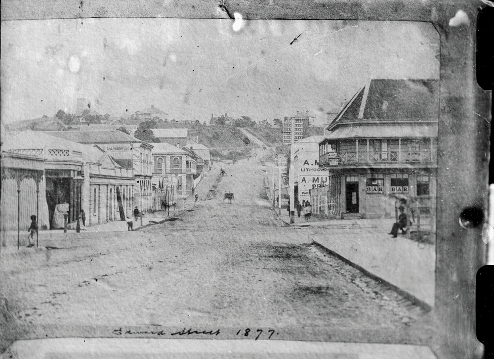 Edward Street, Brisbane, 1877