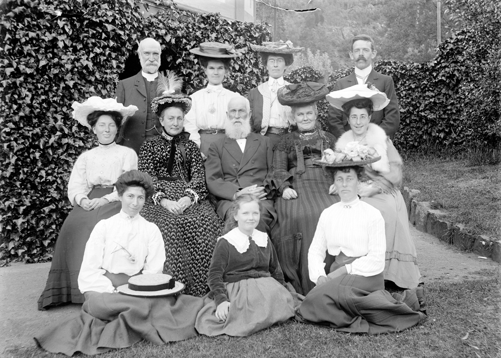 Thought to be the family of Rev. S.T. Withington, Launceston, Tasmania, c1900