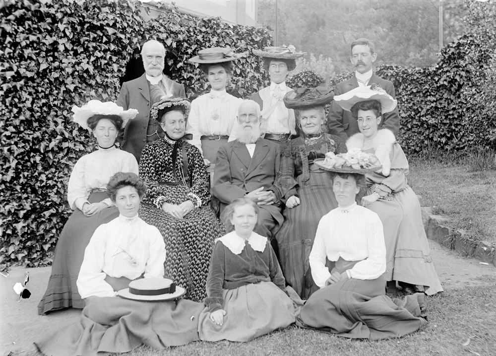 Thought to be the family of Rev. S.T. Withington, Launceston, Tasmania, 1900s