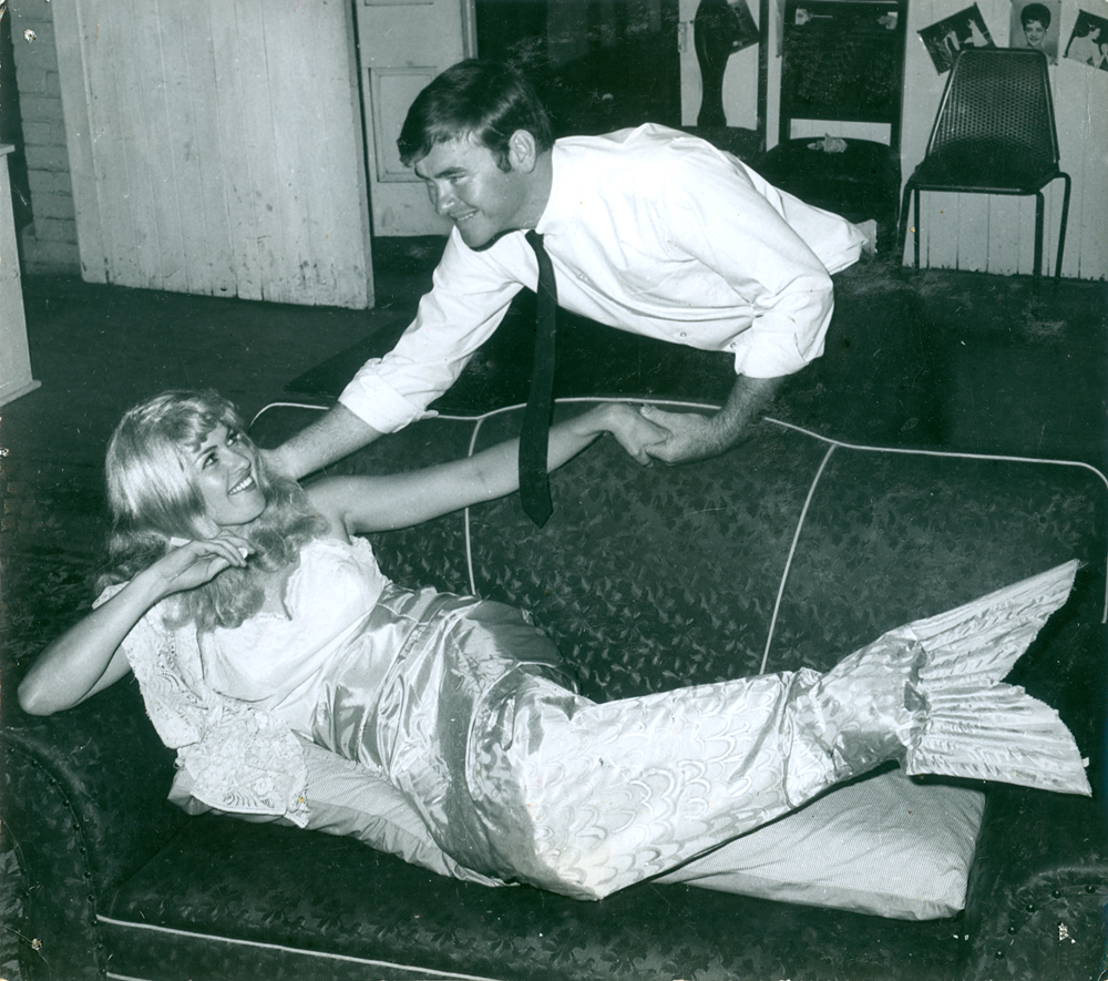 Scene from 'Miranda'  [by] Peter Blackmore, performed by Ipswich Little Theatre, Ipswich, 1968