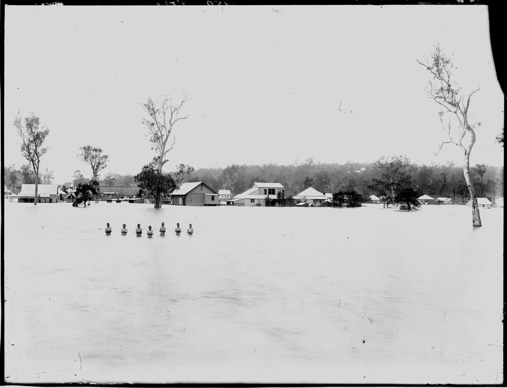 Flooding at Bundamba, Ipswich, January 1898