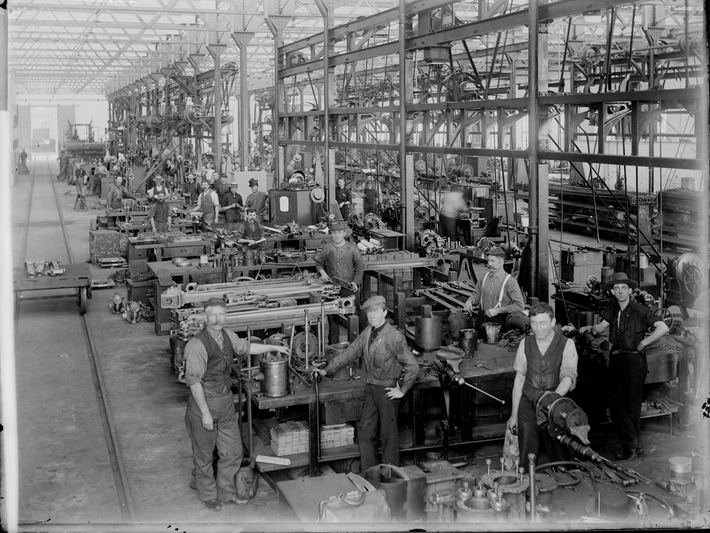 Railway Workshops, North Ipswich, 1890s