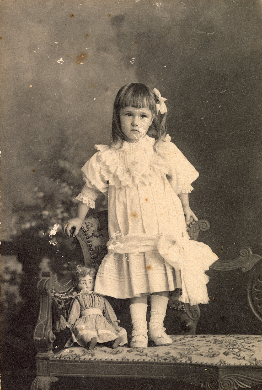 Lillian Maud Andrews (nee Broughton) (1901-1981), Ipswich, c.1906