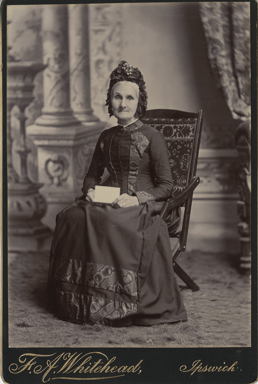 Sarah Wyman (nee Barker) (1819-1896), Ipswich, c.1895