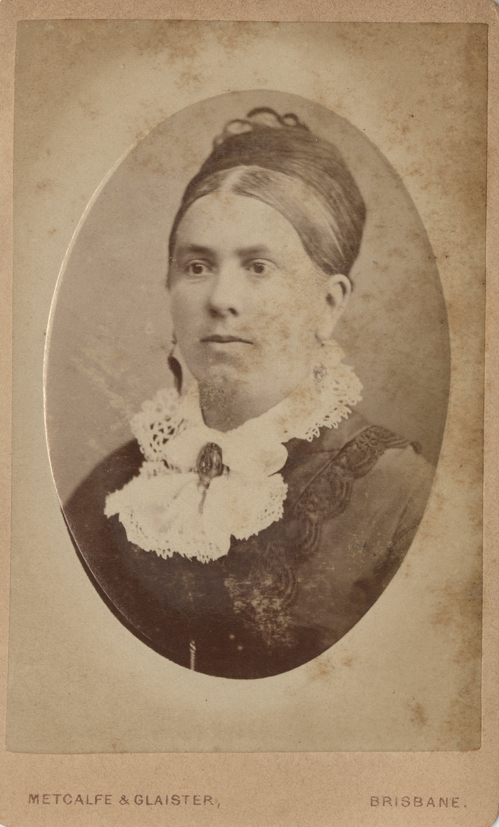 Thought to be Louisa Wyman (nee Cubis) (1839-1918), c.1875