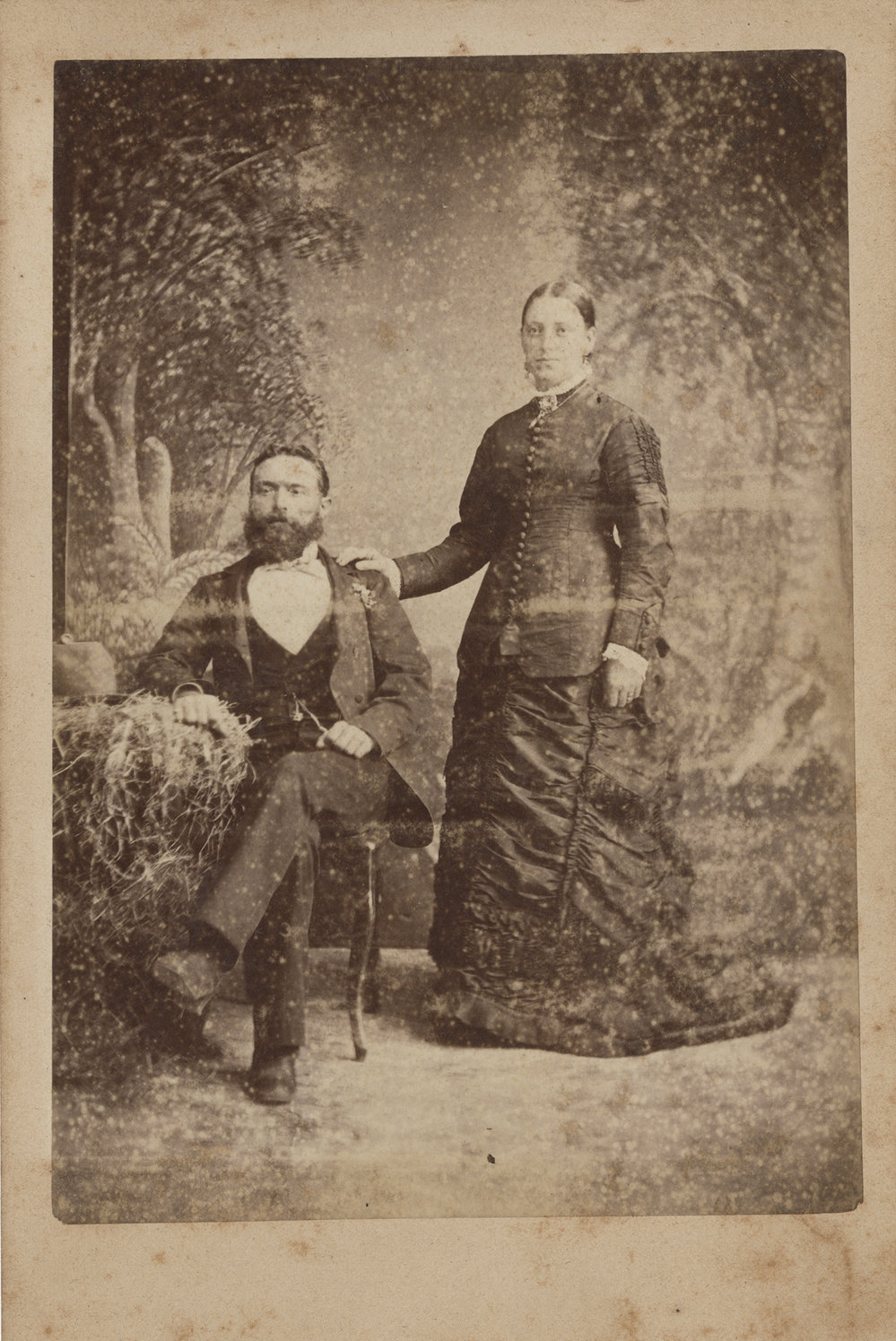 Henry Wyman and Lucy Wyman (nee Pocock), Ipswich, c.1880