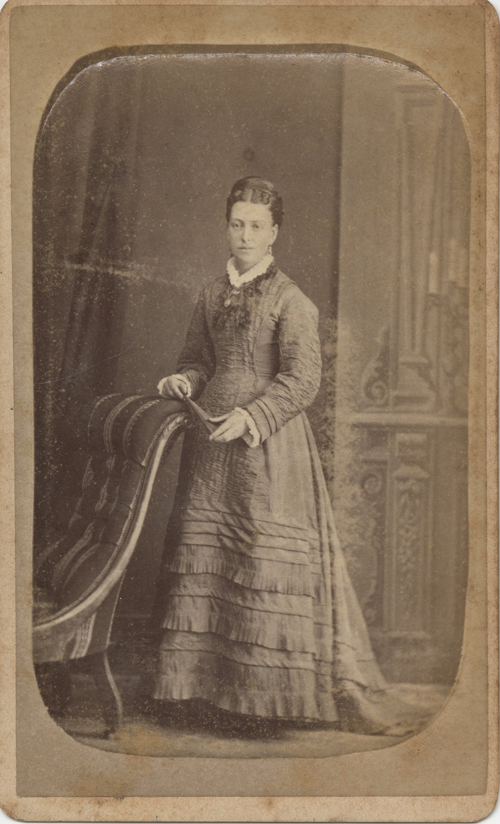 Lucy Ann Wyman (nee Pocock) (1858-1913), c.1880-1883