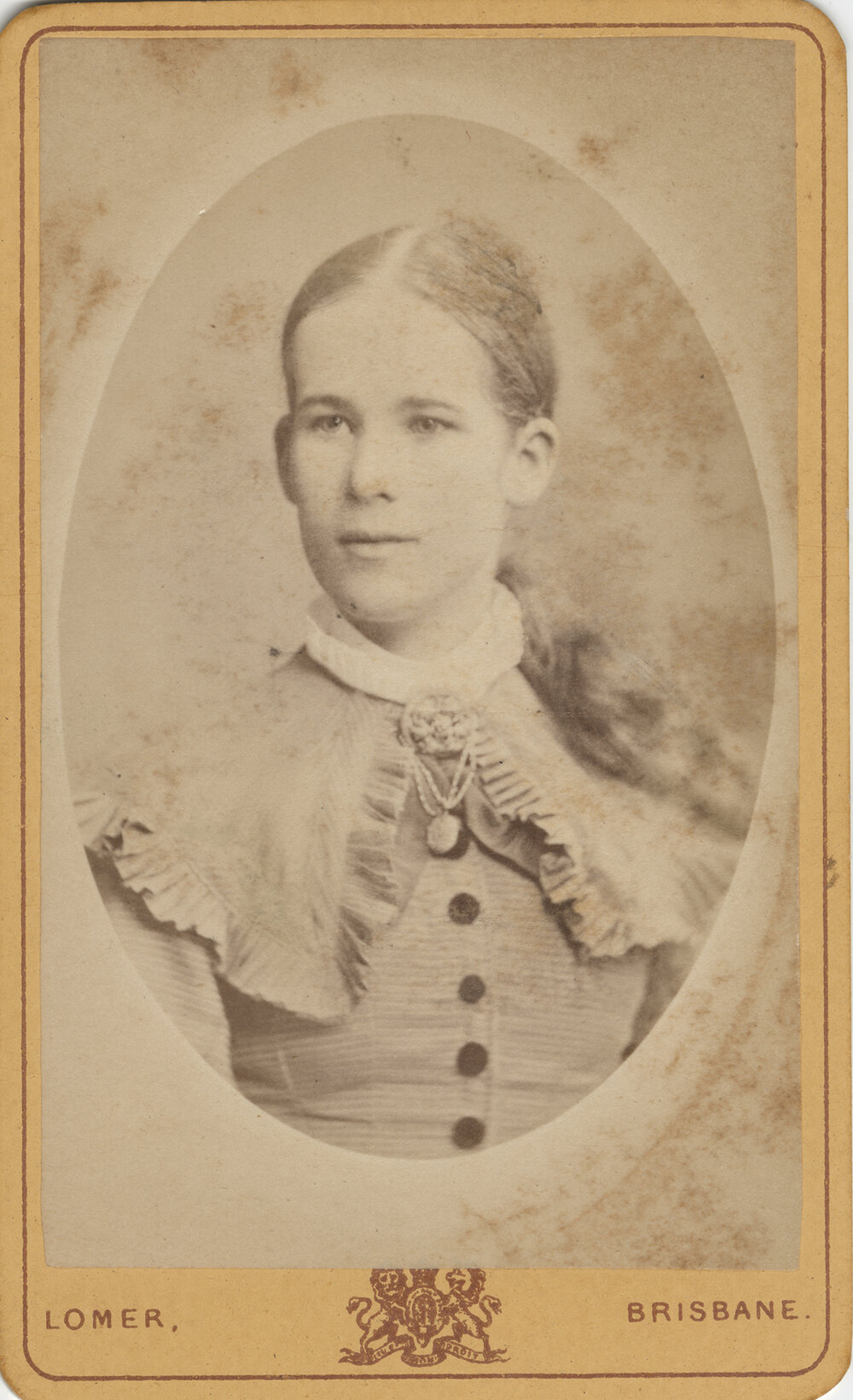 Thought to be Sophia Elizabeth Donnelly (nee Wyman) (1864-1934), Brisbane, c.1873-1881