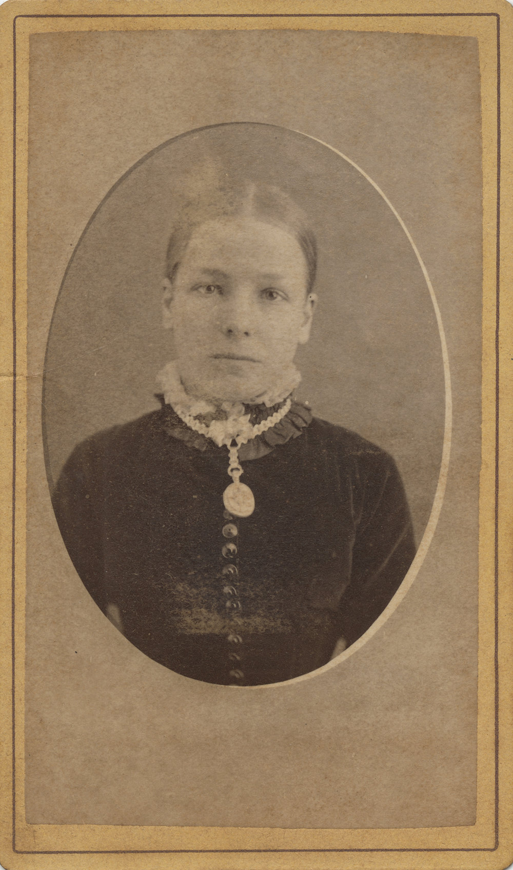 Emma Sattin (nee Wyman) (1867-1958), Tenterfield, c.1883