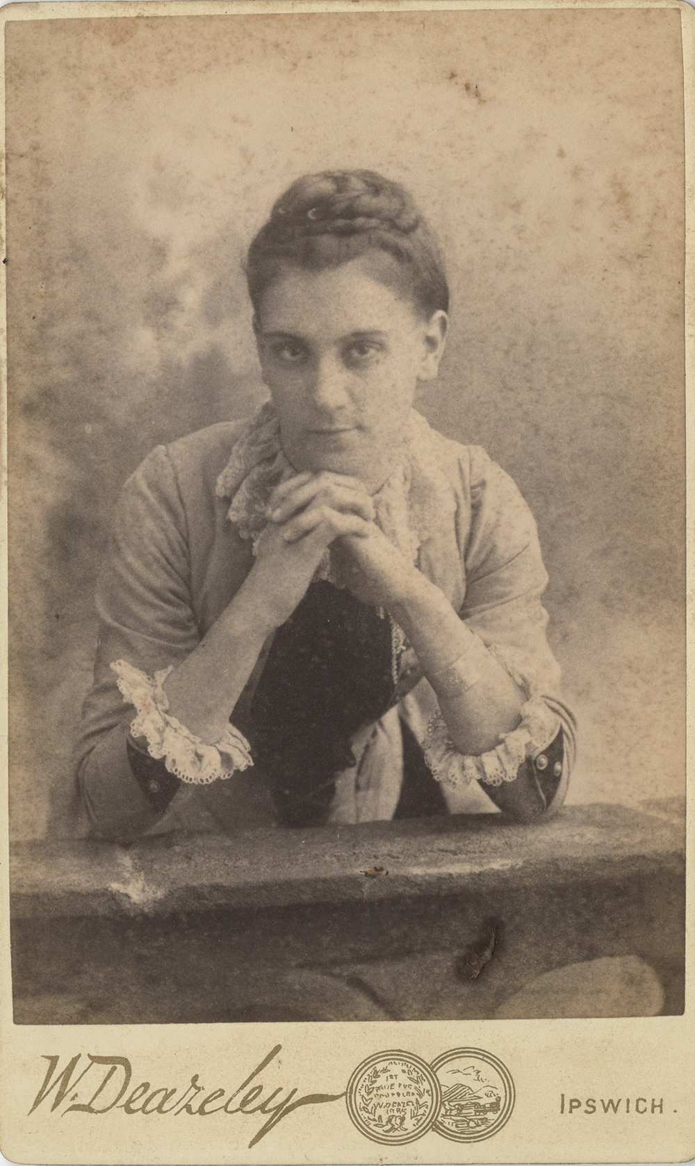 Emma Swift (formerly Larter, nee Wyman) (1845-1923), Ipswich, c.1882