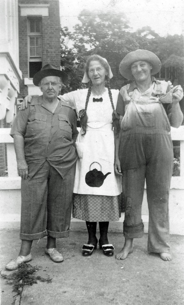 Members of the Ipswich General Hospital Auxiliary, in fancy costume, Ipswich, c.1954