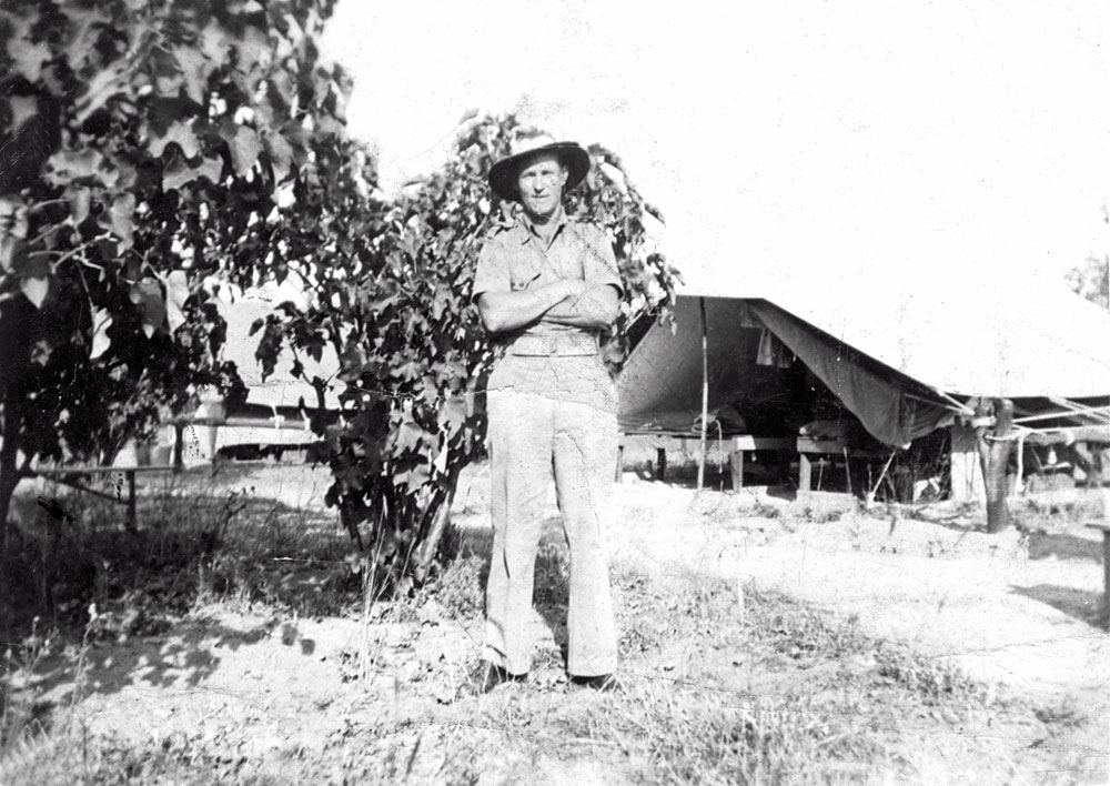 Tom Connolly, Army camp in Ipswich, 1943