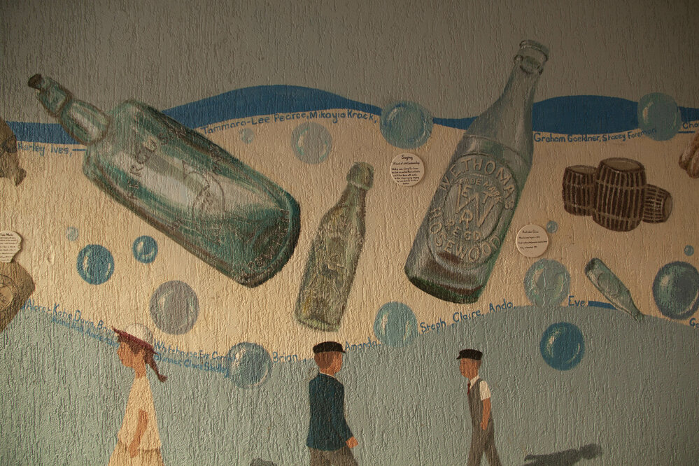 Bottle Alley Mural, Ipswich, 2017