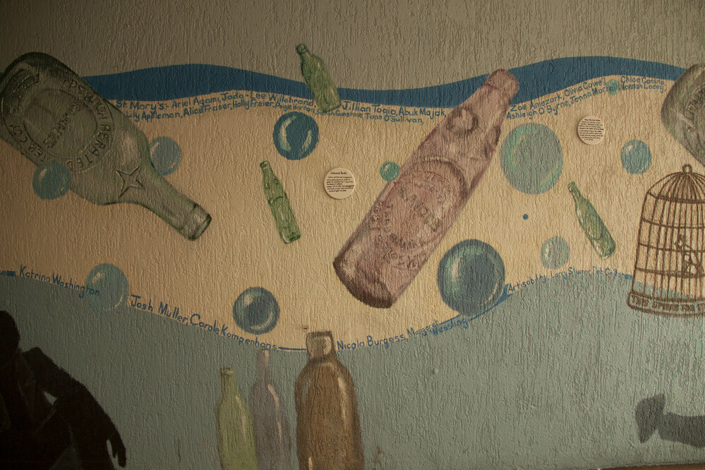 Bottle Alley Mural, Ipswich, 2017